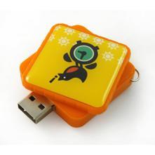 Clé usb Carrée oiseau